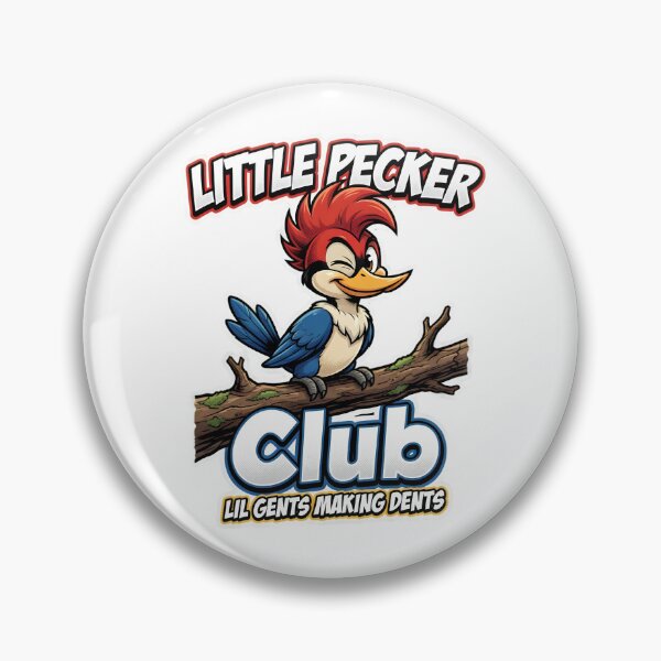 Item preview, Little Pecker Club Funny Woodpecker Design designed and sold by TshirtsOnline-.