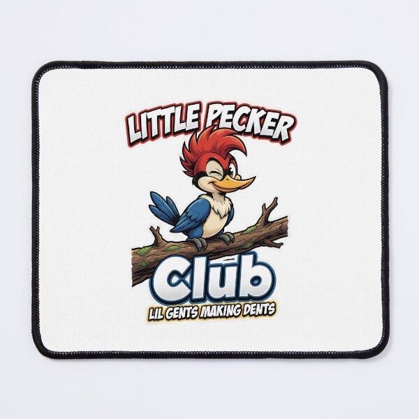 Item preview, Little Pecker Club Funny Woodpecker Design designed and sold by TshirtsOnline-.