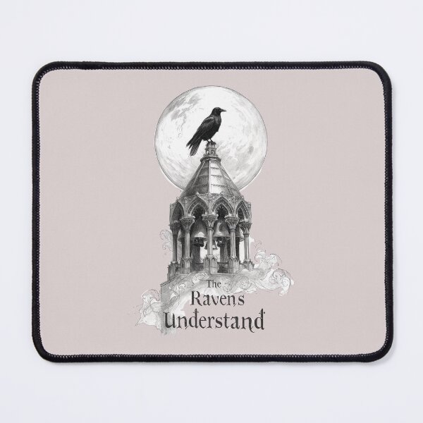 Item preview, The Ravens Understand Gothic Cathedral Raven designed and sold by mentalyelswhere.