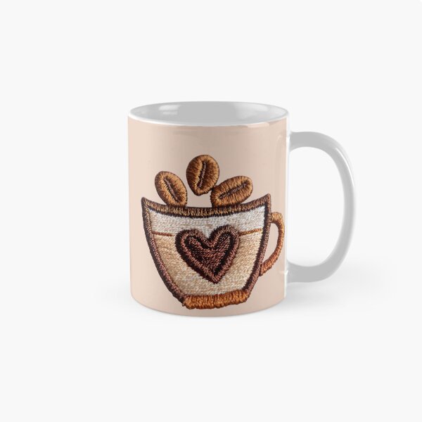 Item preview, Cozy Coffee Embroidery Art designed and sold by MegaNovaArt.