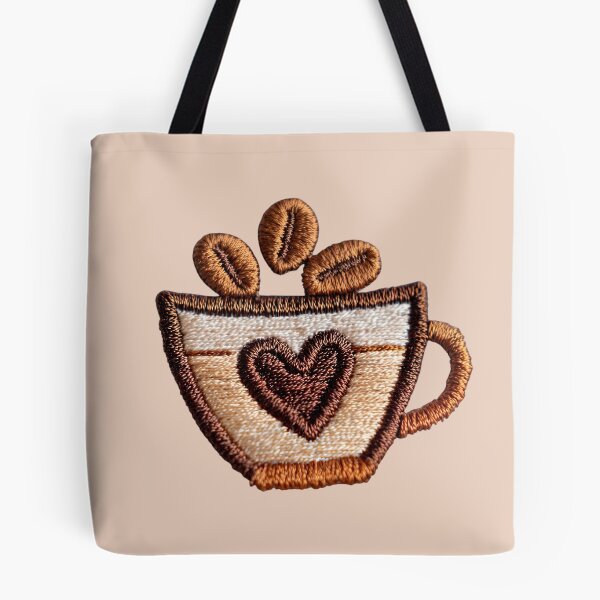 Item preview, Cozy Coffee Embroidery Art designed and sold by MegaNovaArt.