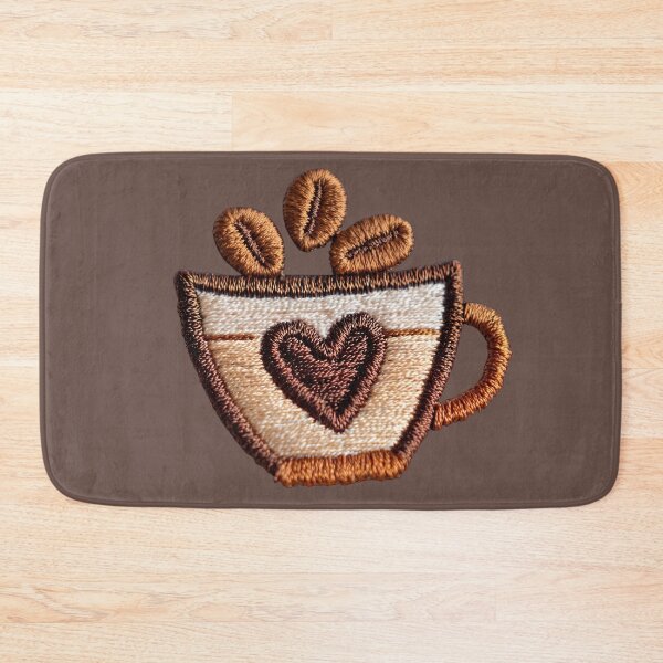 Item preview, Cozy Coffee Embroidery Art designed and sold by MegaNovaArt.