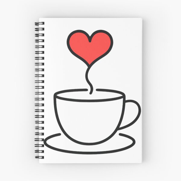 Item preview, Coffee and Love Heart Ilustration  designed and sold by CREATIVO STUDIO.