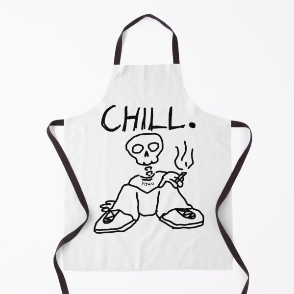Item preview, Chill Space Skeleton Relaxing Line Art designed and sold by fiyuuart.
