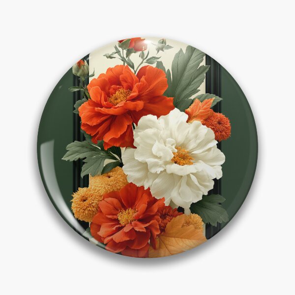 Item preview, Vibrant Floral Bouquet in Black Frame designed and sold by colorful-white.