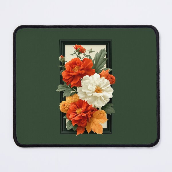 Item preview, Vibrant Floral Bouquet in Black Frame designed and sold by colorful-white.