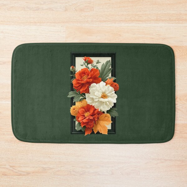 Item preview, Vibrant Floral Bouquet in Black Frame designed and sold by colorful-white.