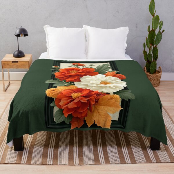 Item preview, Vibrant Floral Bouquet in Black Frame designed and sold by colorful-white.
