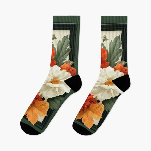 Item preview, Vibrant Floral Bouquet in Black Frame designed and sold by colorful-white.