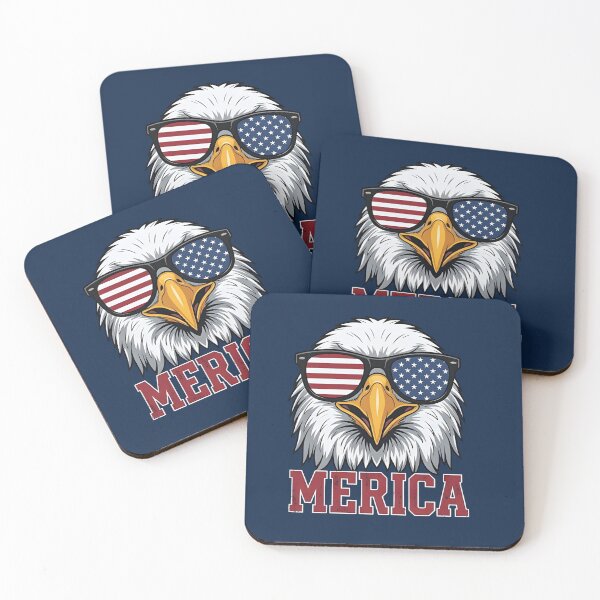 Item preview, Funny 4th of July Merica Shirt, Patriotic Bald Eagle Independence Day Gift designed and sold by ZyxDes.