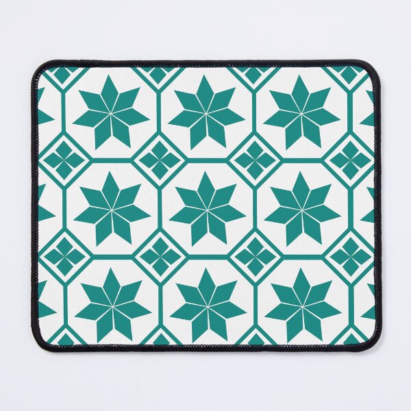 Item preview, Vintage cement tile vector pattern background in teal green. designed and sold by AjjimaJKM.