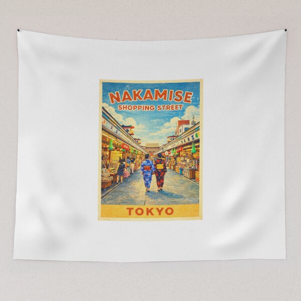 Item preview, Nakamise Shopping Street designed and sold by BoKev.