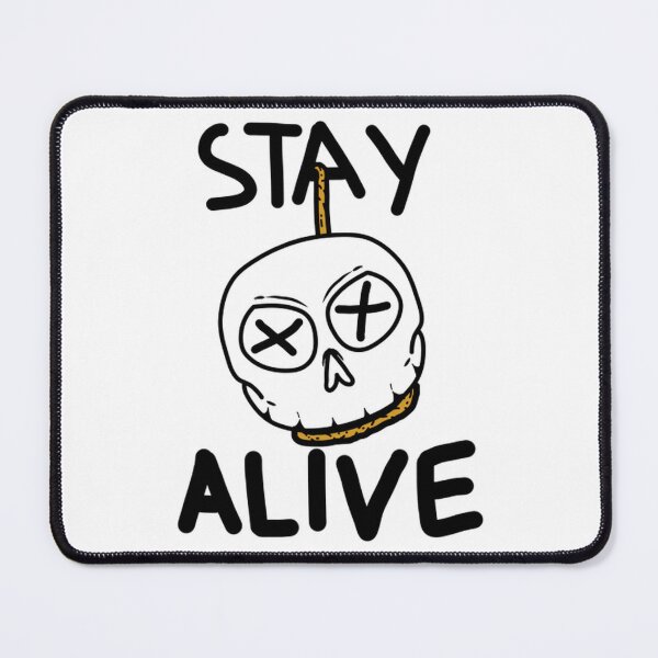 Item preview, Stay Alive Positive Mindset Abstract Art designed and sold by fiyuuart.