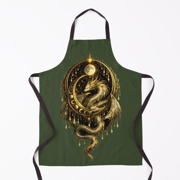 Item preview, Celestial Moon Dragon Fantasy Art designed and sold by Lizavelle.