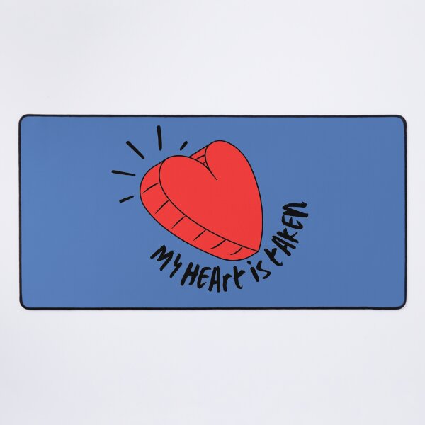 Item preview, My Heart Is Taken – Cute Red Heart Love Illustration designed and sold by infinitearte.