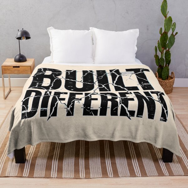 Item preview, Built Different Glitch Typography Streetwear Design designed and sold by EvergreenPark - Tee Studio.