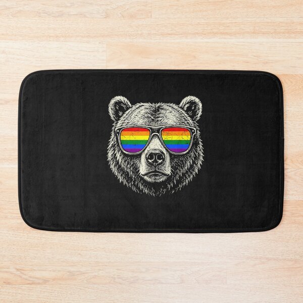 Item preview, Gay Pride Bear Sunglasses Rainbow Flag LGBTQ Ally LGBT Men designed and sold by FrankIsabel.