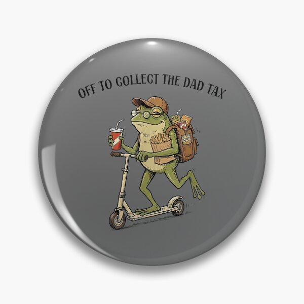 Item preview, Off to Collect The Dad Tax Funny Father's Day Frog Dad Jokes designed and sold by KristineLi.