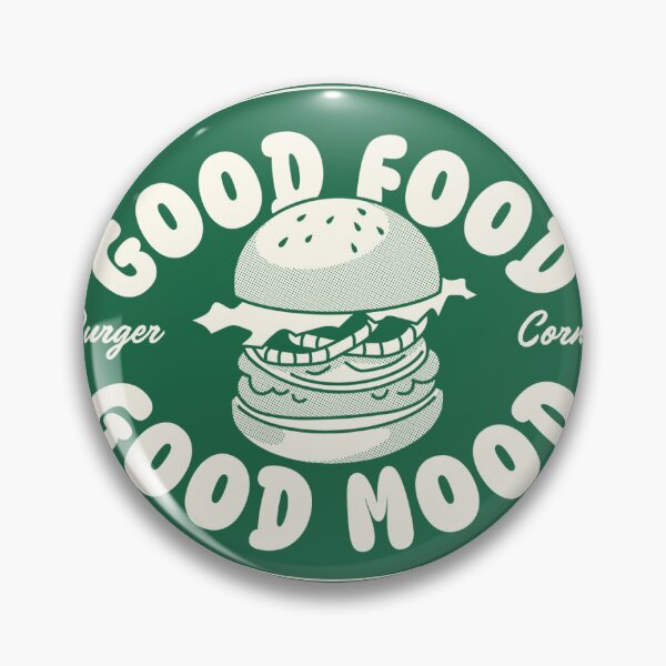 Item preview, Good Food Good Mood Burger Corner Graphic designed and sold by lalit0767.