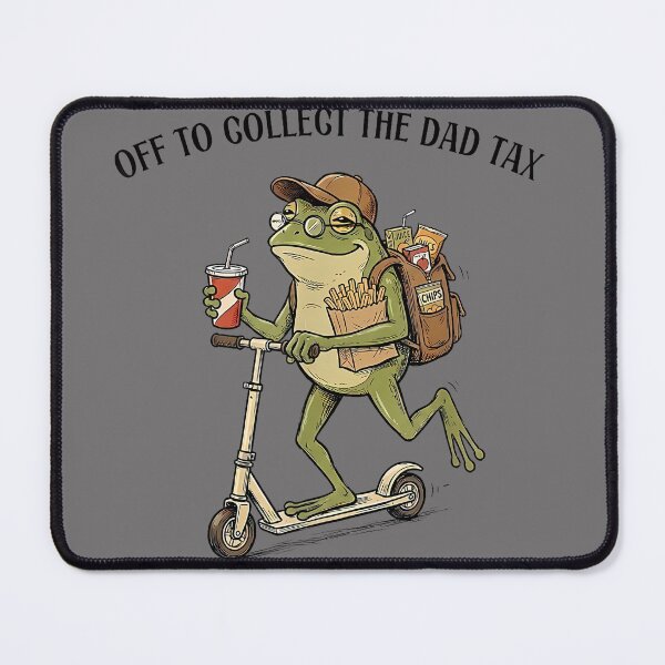 Item preview, Off to Collect The Dad Tax Funny Father's Day Frog Dad Jokes designed and sold by KristineLi.