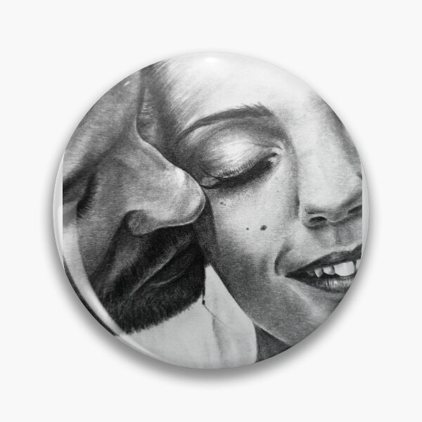 Item preview, Whisper of Love – Realistic Pencil Portrait Drawing designed and sold by BoyanVBart.