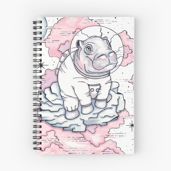 Item preview, Space hippo 2 - Copic drawing designed and sold by SenioritaAwesom.