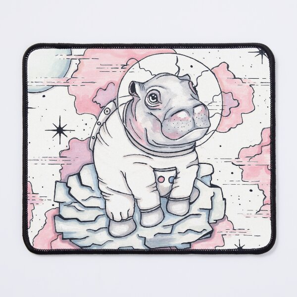 Item preview, Space hippo 2 - Copic drawing designed and sold by SenioritaAwesom.