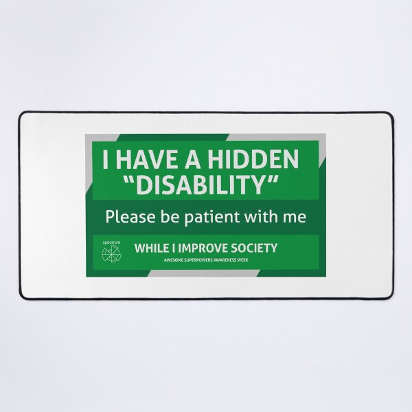 Item preview, Awesome hidden "disability" designed and sold by TotalKejas.