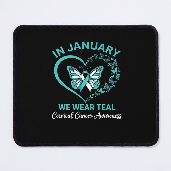 Item preview, In January We Wear Ribbon For Cervical Cancer Awareness designed and sold by sailorjessiArt.