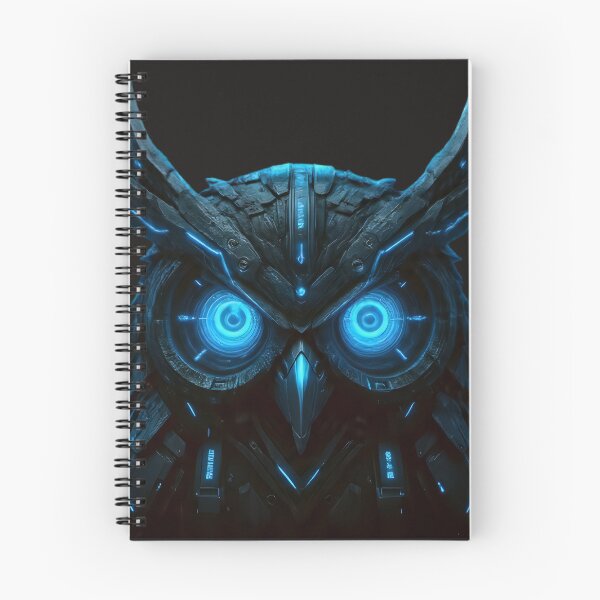 Item preview, Azure Cyber Owl – Cyberpunj Ice Protocol designed and sold by Neo Tokio.