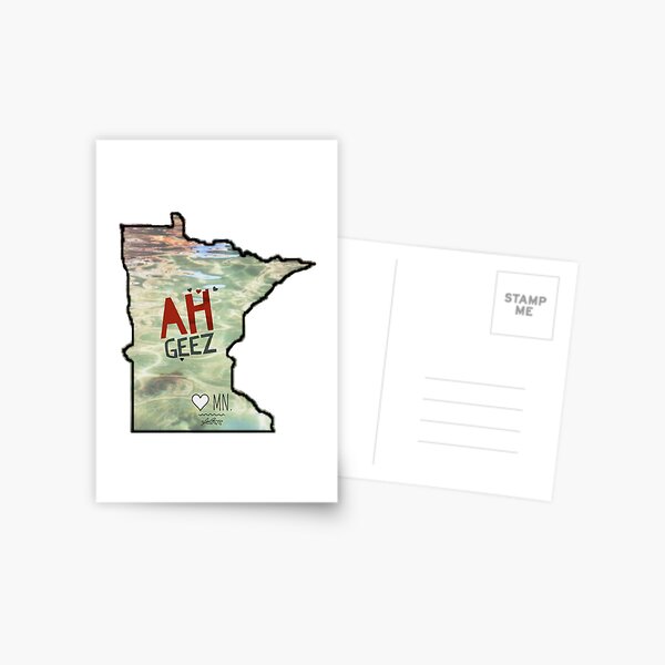 MINNESOTA AH GEEZ Postcard
