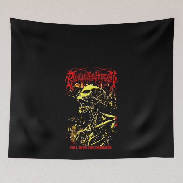 Item preview, Yellow Skull And Red Typography Deathcore #5006 designed and sold by trusty-ben-art.