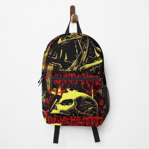 Artikelvorschau, Yellow Skull And Red Typography Deathcore #5006 entworfen und verkauft von trusty-ben-art.