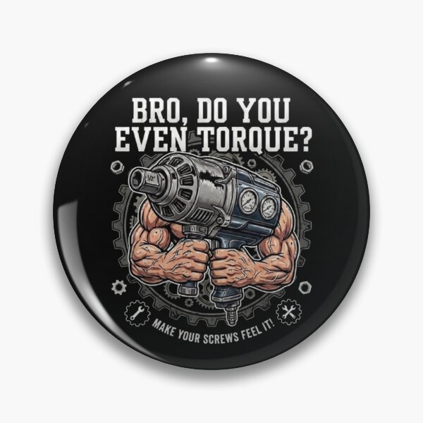 Item preview, Bro Do You Even Torque Funny Mechanic Impact Wrench designed and sold by VintryOff.