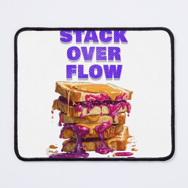 Item preview, Stack Overflow Funny Programming Pun PB&J Sandwich Art designed and sold by GraphixByHub.