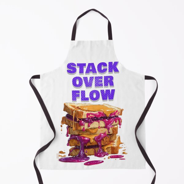 Item preview, Stack Overflow Funny Programming Pun PB&J Sandwich Art designed and sold by GraphixByHub.