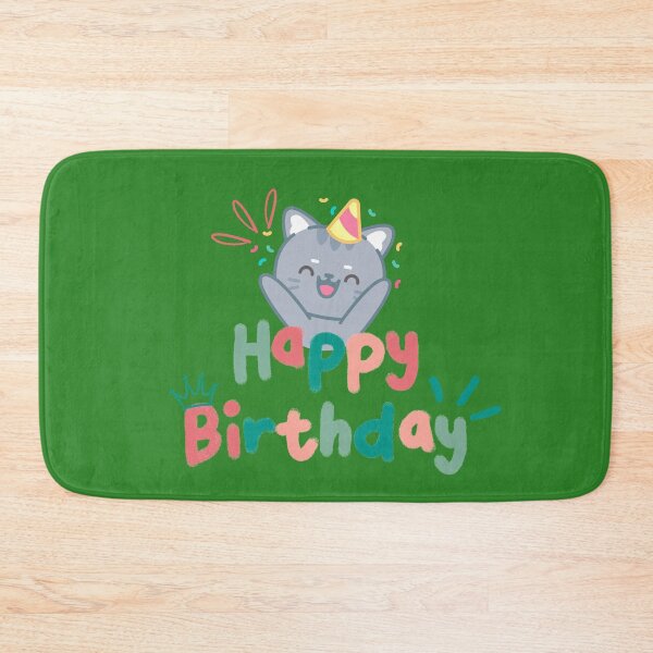 Item preview, Happy Birthday Cat – Cute Party Kitten Birthday Celebration Design designed and sold by infinitearte.