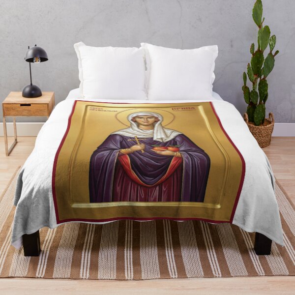 Item preview, Saint Irene Chrysovalantou,Sveta Irina orthodox icon designed and sold by ikonesrb.
