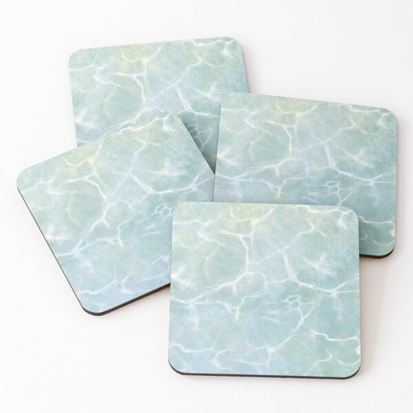 Item preview, Abstract turquoise water ripples texture. Clear swimming pool water with sunny reflections. Luxury spa background. designed and sold by AjjimaJKM.