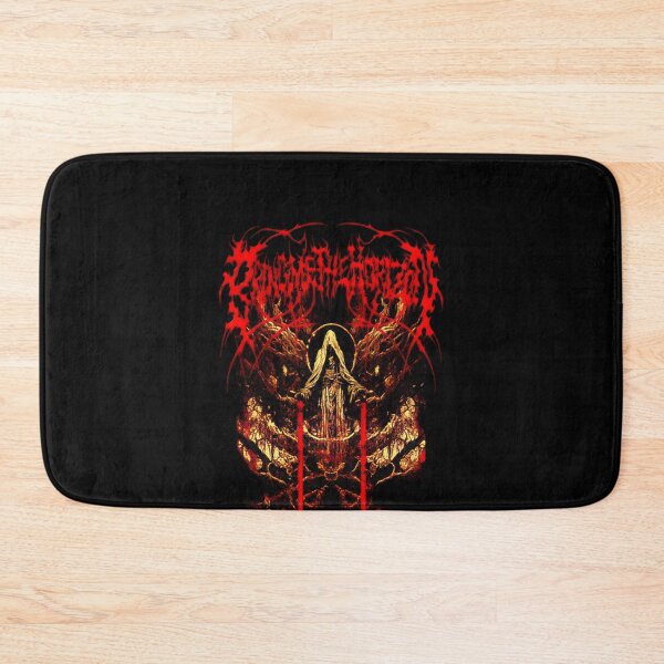 Item preview, Dark Red Typography Black Metal #1089 designed and sold by trusty-ben-art.