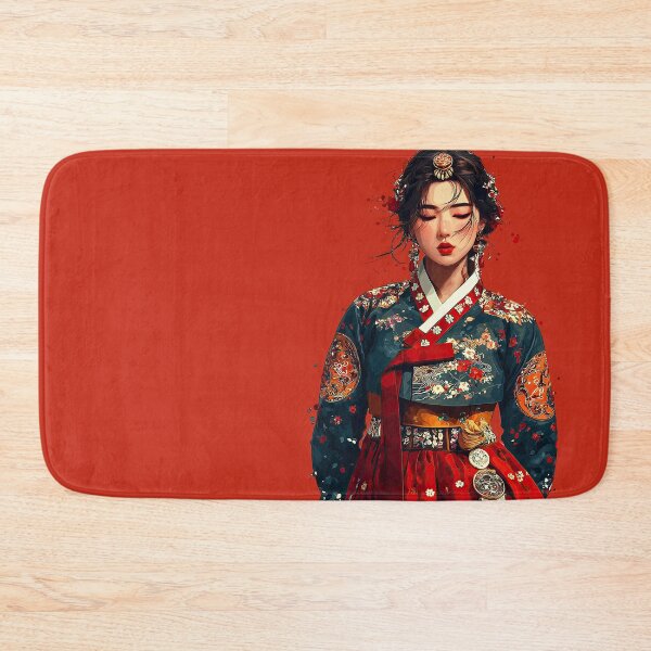 Item preview, Elegant Korean Woman in Traditional Hanbok designed and sold by colorful-white.