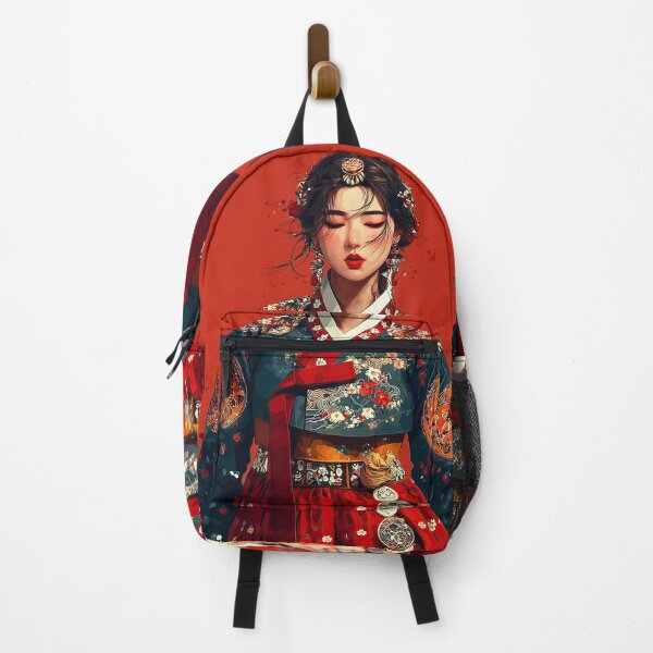 Item preview, Elegant Korean Woman in Traditional Hanbok designed and sold by colorful-white.