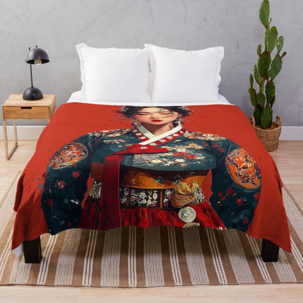 Item preview, Elegant Korean Woman in Traditional Hanbok designed and sold by colorful-white.
