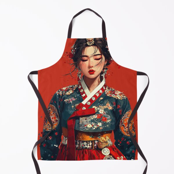 Item preview, Elegant Korean Woman in Traditional Hanbok designed and sold by colorful-white.