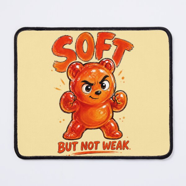 Item preview, Soft But Not Weak Cute Gummy Bear designed and sold by StillWildink.