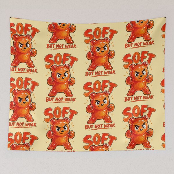 Item preview, Soft But Not Weak Cute Gummy Bear designed and sold by StillWildink.