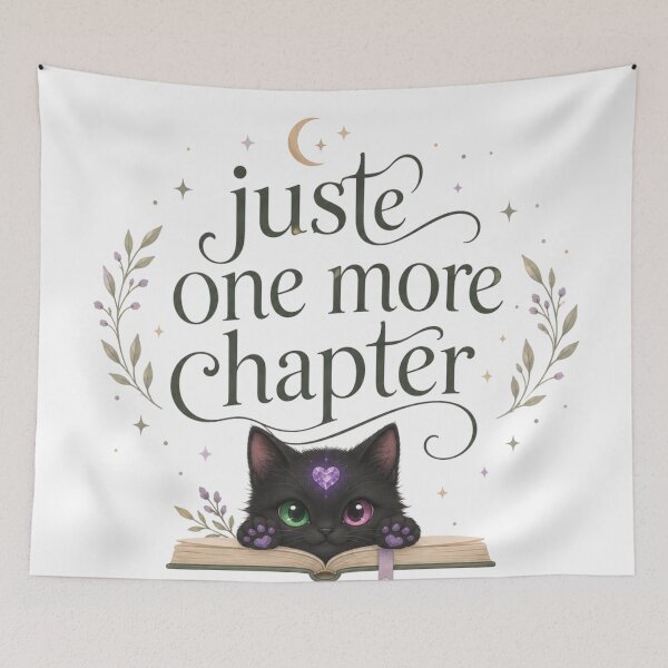 Item preview, Just One More Chapter designed and sold by Potions-and-Paw.