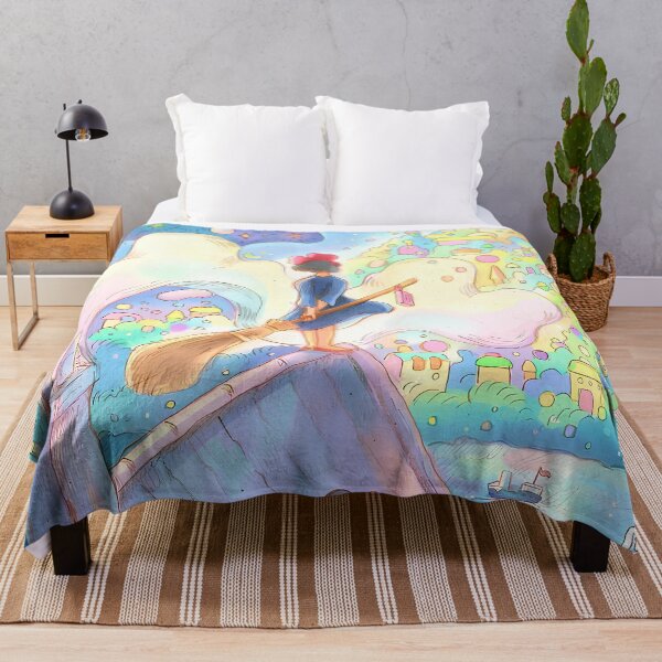 Item preview, kawaii water painting art girl [[kiki's]] -%[ghiblis]%- aways roof designed and sold by mc-montgomery.