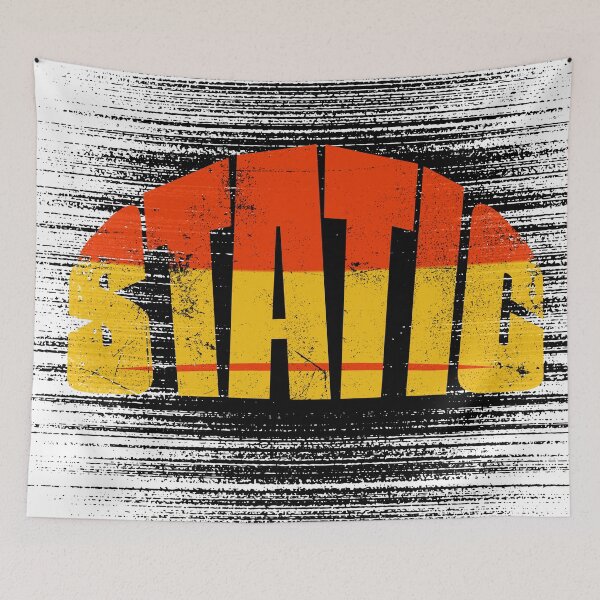 Item preview, Retro Analog TV Static Glitch Art Graphic designed and sold by GraphixByHub.