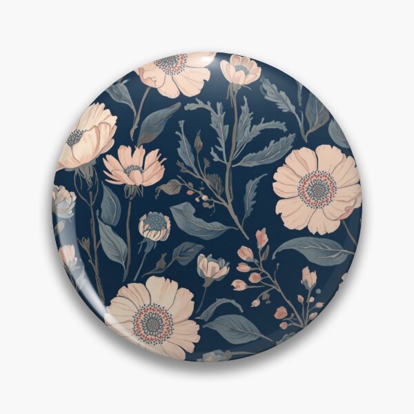 Item preview, Moon Flower Pastel Pattern – Soft Botanical Seamless designed and sold by Art70shop.